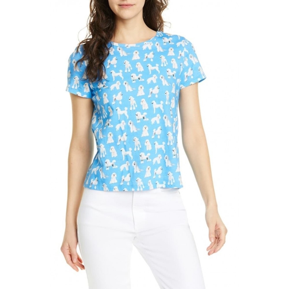Alice + Olivia NWT Rylyn Poodle Print T-Shirt